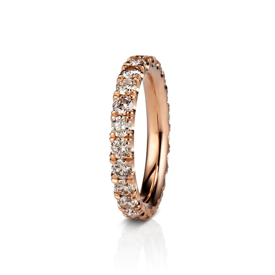 Emerson Pavé Band in 18K Rose Gold