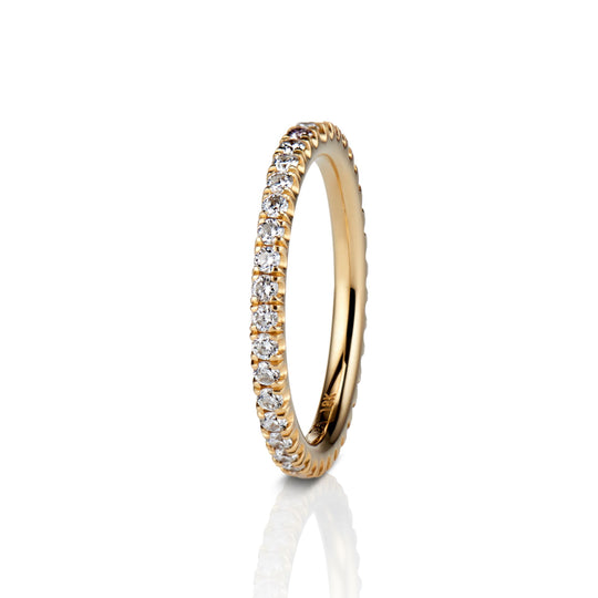 Emerson Pavé Band in 18K Yellow Gold