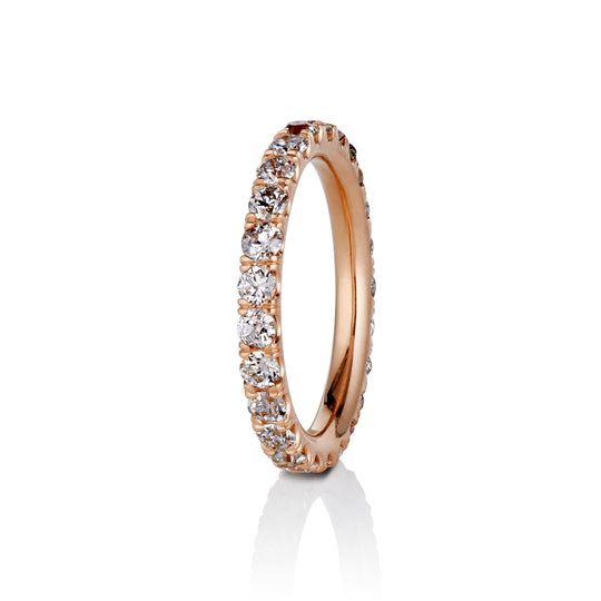 Emerson Pavé Band in 18K Rose Gold