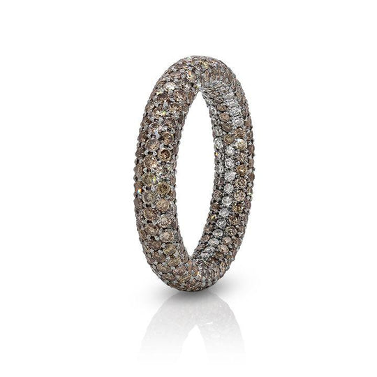 Grace Pavé Band in Palladium